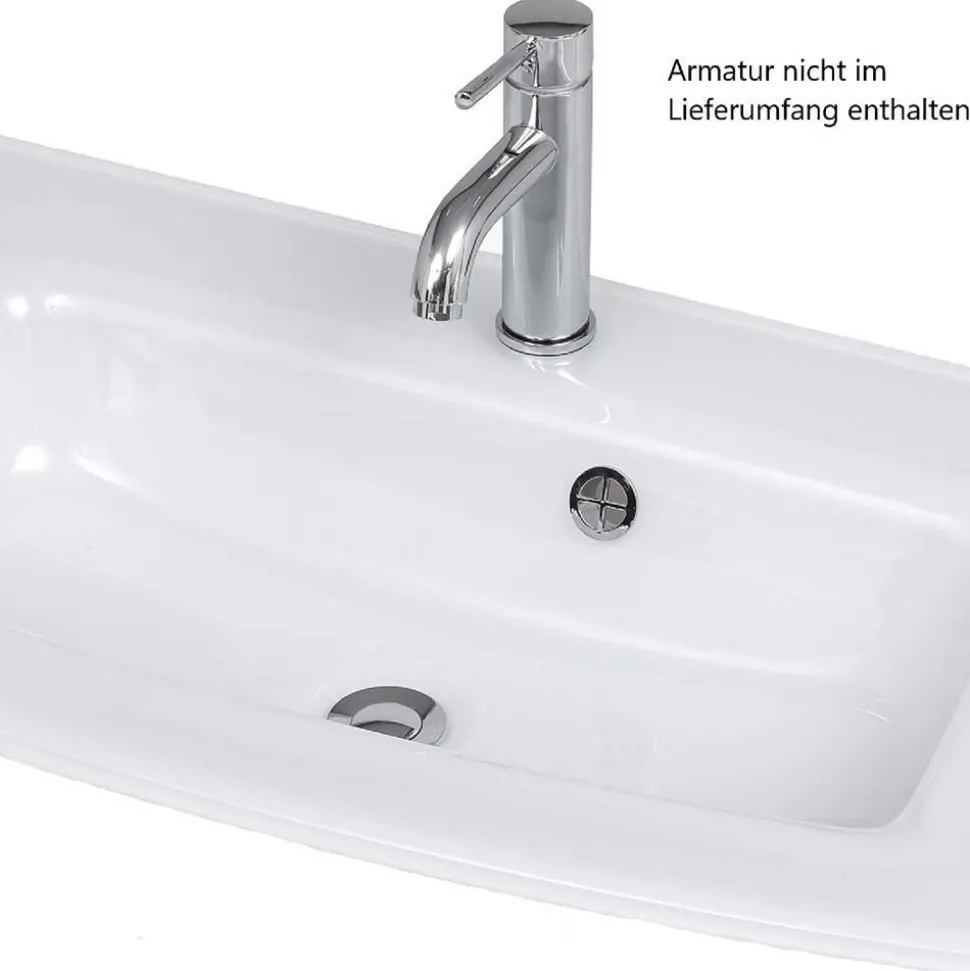 Set Badezimmermöbel stehend oder hängend - Dastroz (dreiteilig)