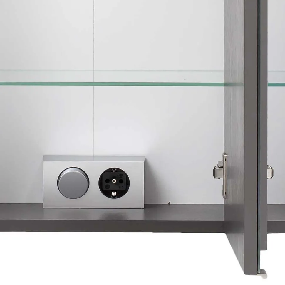 Set Badezimmermöbel stehend oder hängend - Dastroz (dreiteilig)