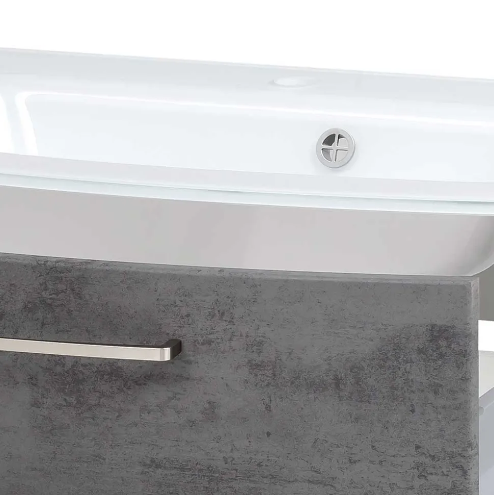 Set Badezimmermöbel stehend oder hängend - Dastroz (dreiteilig)