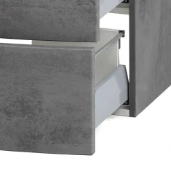 Set Badezimmermöbel stehend oder hängend - Dastroz (dreiteilig)