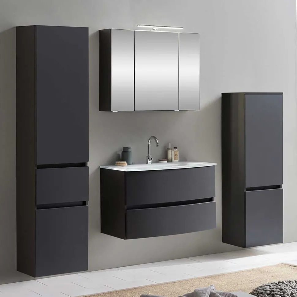 Set Badmöbel hängend oder stehend - Natarivos (vierteilig)