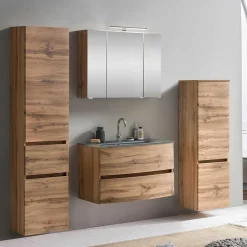 Set Badmöbel in Holz Optik - Neuzera (vierteilig)