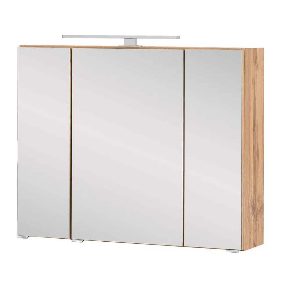 Set Badmöbel in Holz Optik - Neuzera (vierteilig)