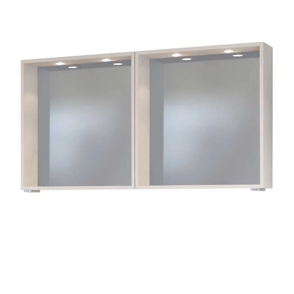 Set Bad-Möbel mit Doppelwaschtisch - Enwicos (dreiteilig)