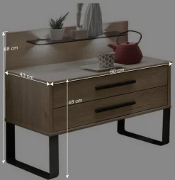 Set Bettanlage mit LED Beleuchtung - Licruva (dreiteilig)