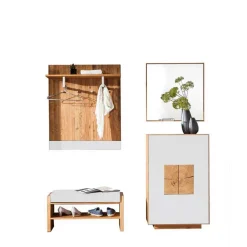 Set Flur Designmöbel zweifarbig - Mandrey (vierteilig)