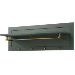 Set Flur Einrichtung in Dunkelgrün - Niestov (fünfteilig)