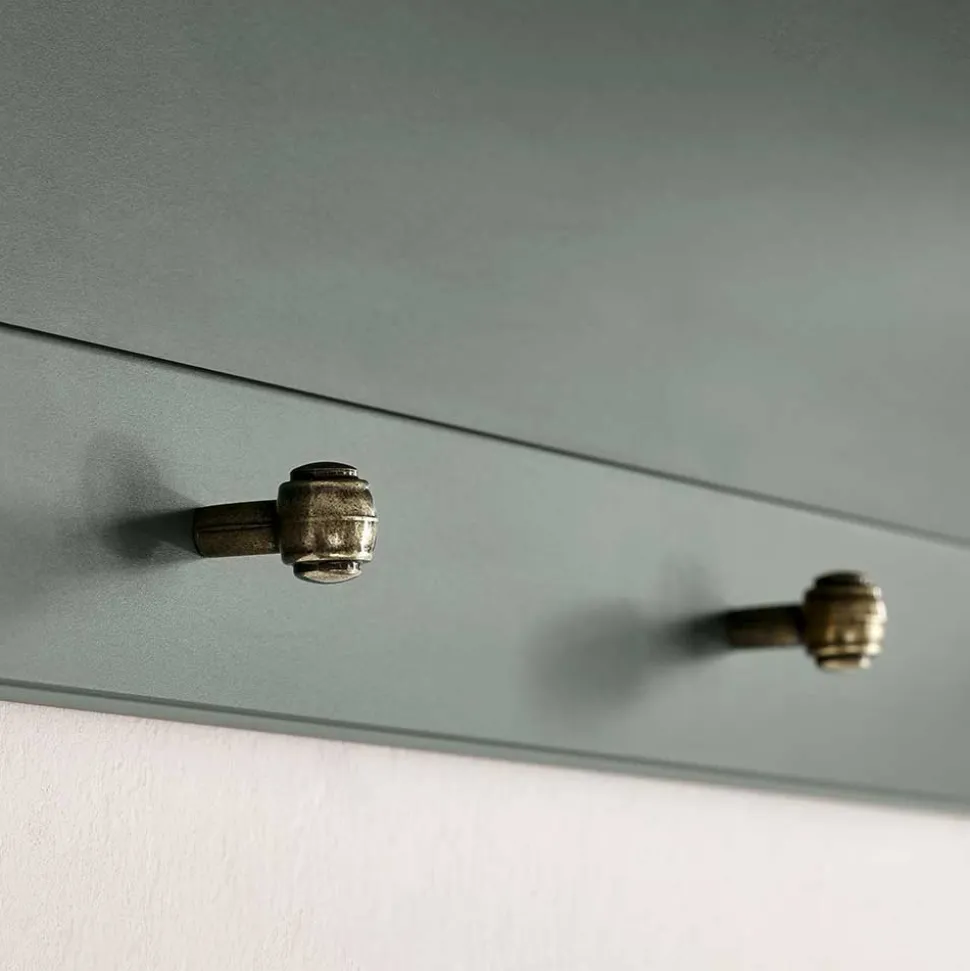 Set Flur Einrichtung in Dunkelgrün - Niestov (fünfteilig)