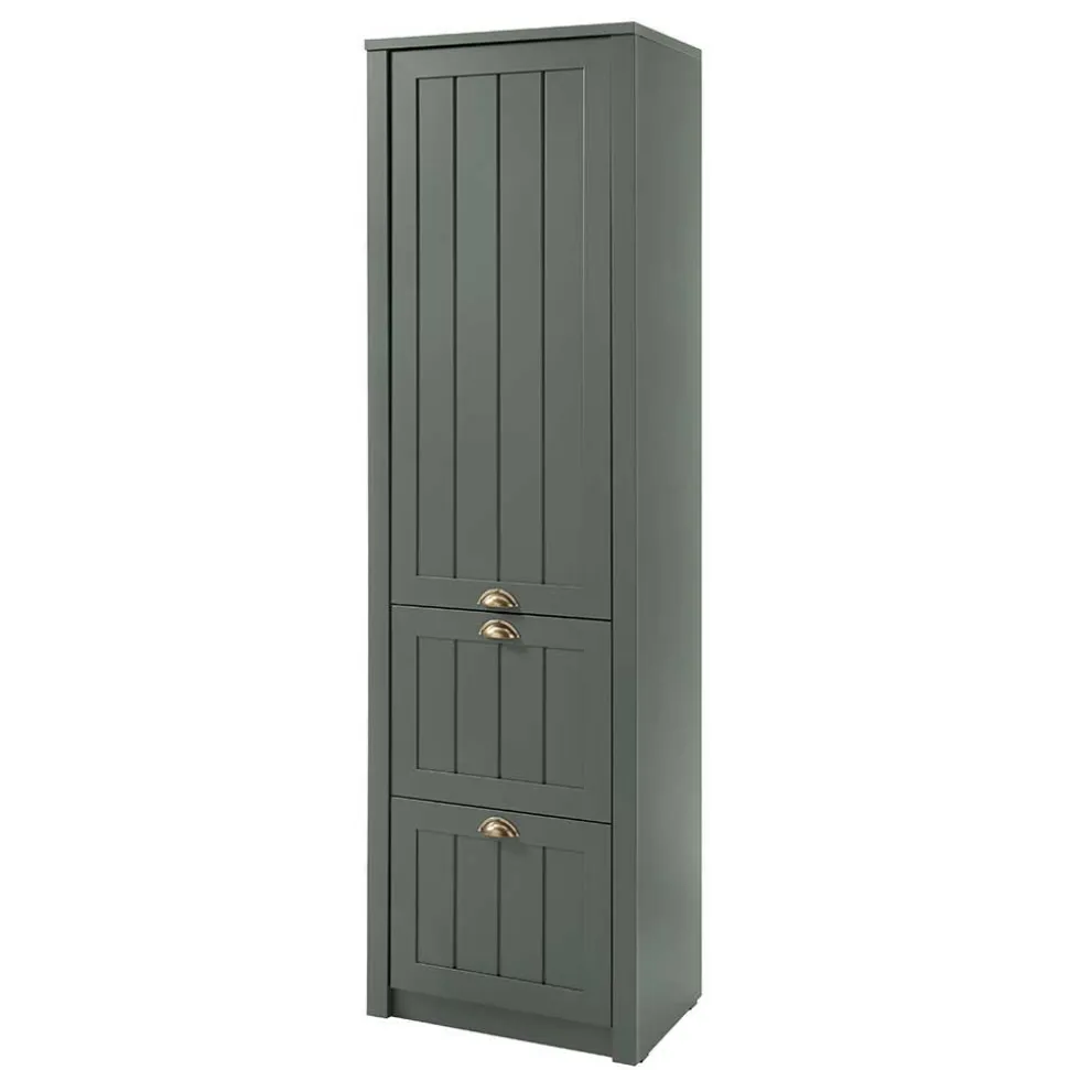 Set Flur Einrichtung in Dunkelgrün - Niestov (fünfteilig)