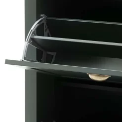 Set Flur Einrichtung in Dunkelgrün - Niestov (fünfteilig)