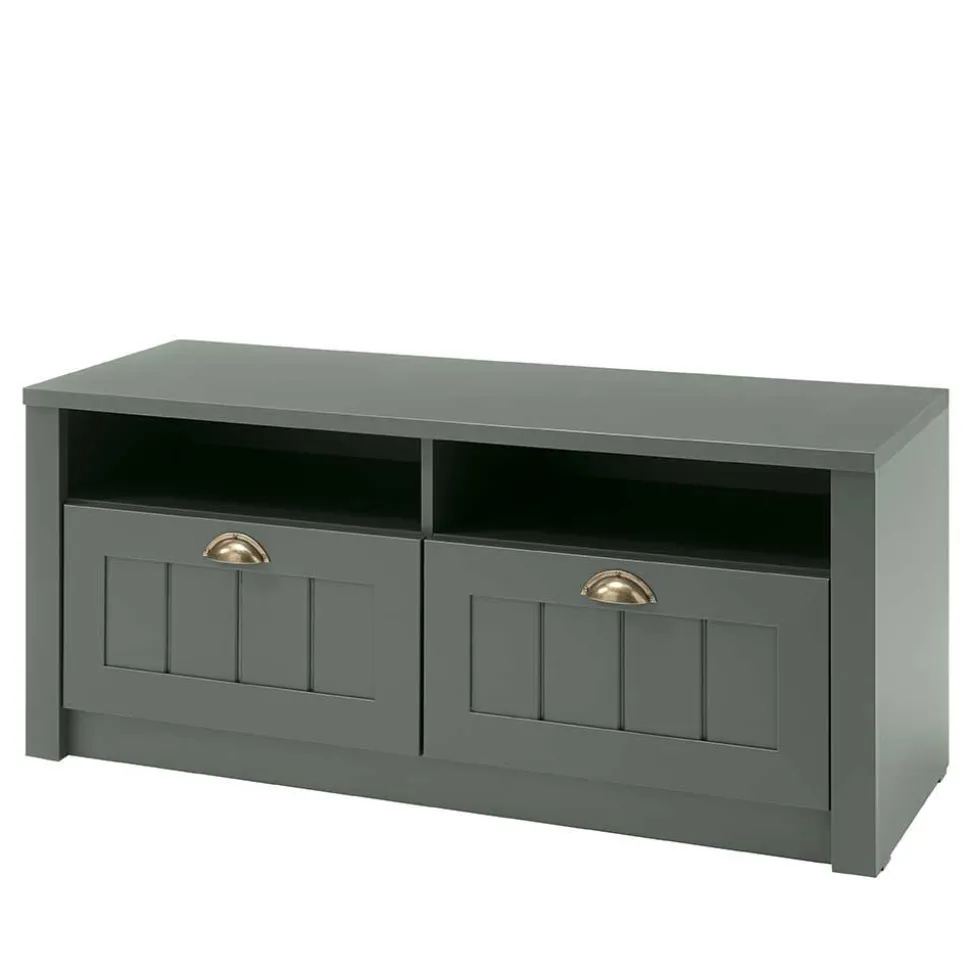 Set Flur Einrichtung in Dunkelgrün - Niestov (fünfteilig)