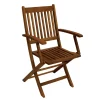 Set Garten Klappstuhl aus Holz - Tarina (2er Set)