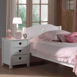 Set Jugendzimmer Einrichtung Grandory in Weiß (dreiteilig)