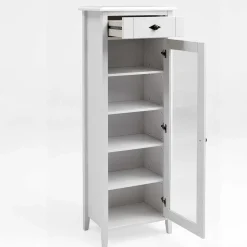 Set Landhaus Badmöbel aus Holz - Satumare (dreiteilig)