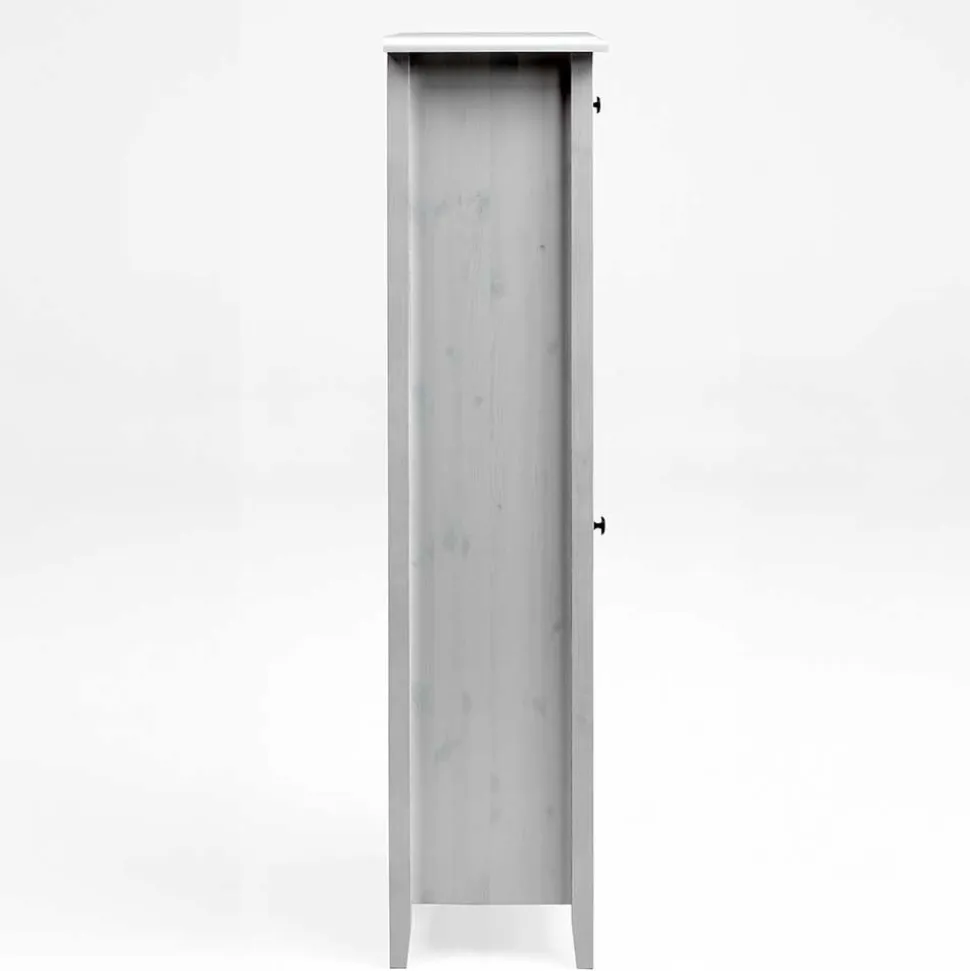 Set Landhaus Badmöbel aus Holz - Satumare (dreiteilig)