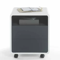 Set Schreibtisch & Rollcontainer - Chrysa (zweiteilig)