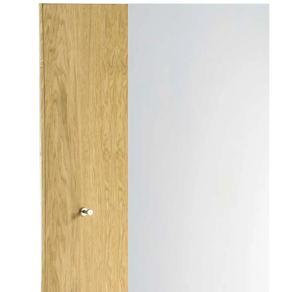 Set Spiegel & Garderobe aus Eiche - Avidora (zweiteilig)