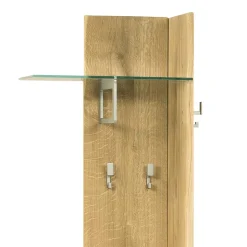 Set Spiegel & Garderobe aus Eiche - Avidora (zweiteilig)