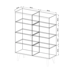Set Wohnzimmer Möbel mit Sofatisch - Cablos I (fünfteilig)