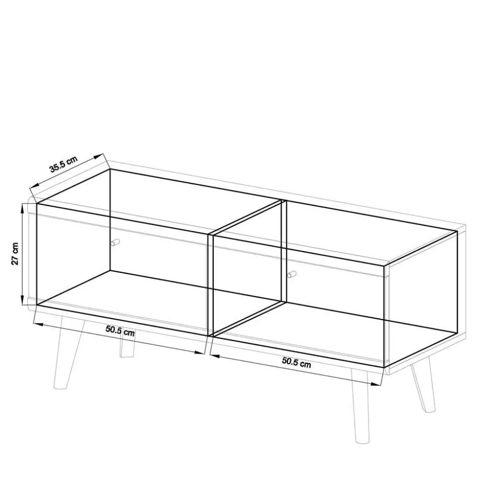 Set Wohnzimmermöbel im Skandi Design - Cablos II (fünfteilig)