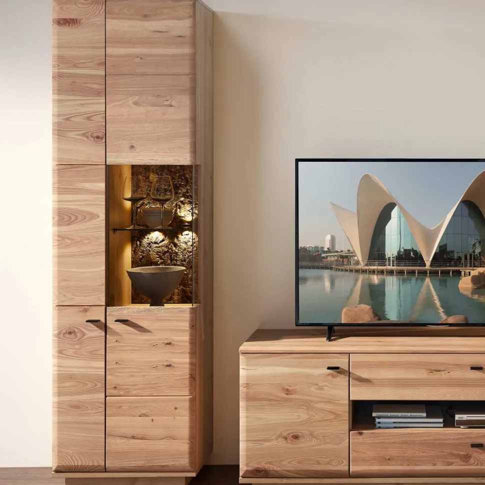 Set Wohnzimmermöbel Wohnwand - Cassna (dreiteilig)