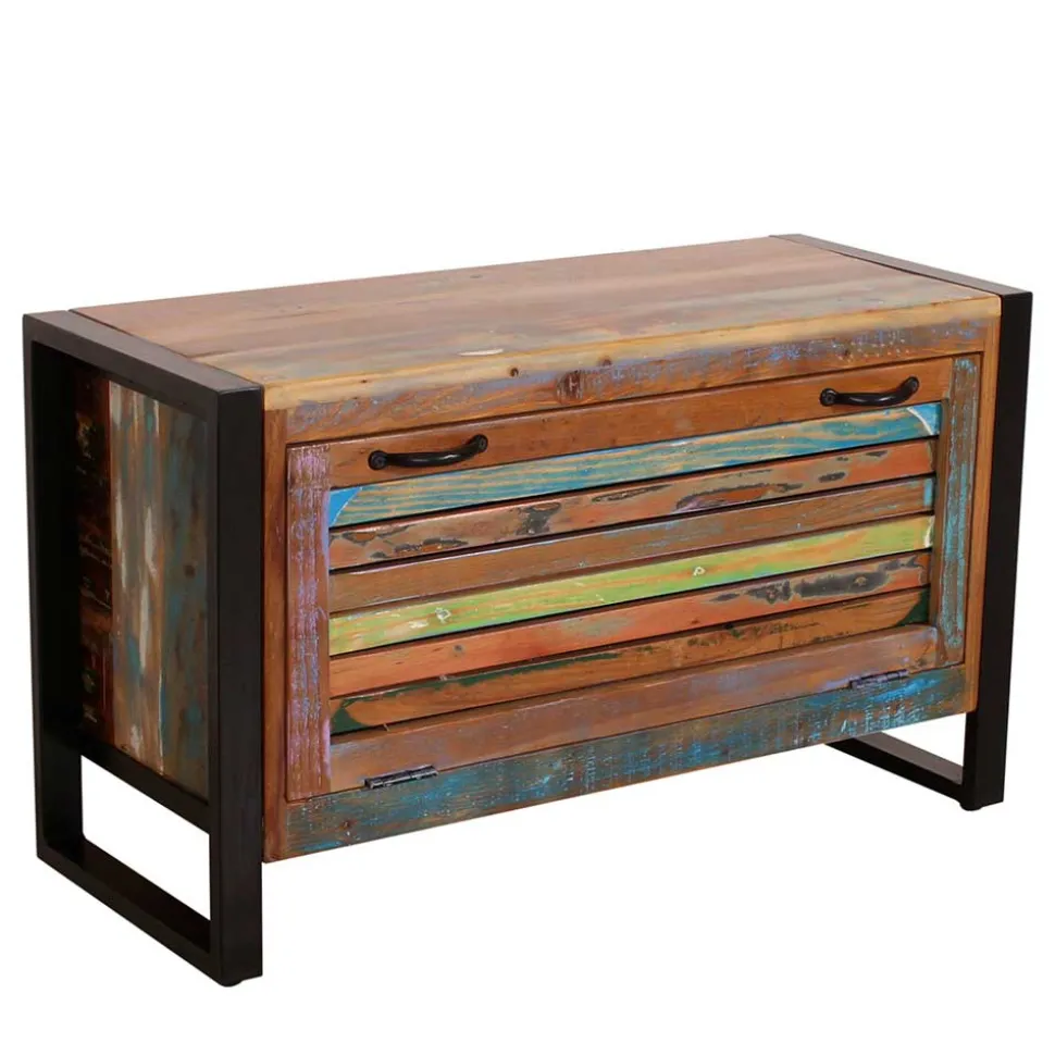 Shabby Chic Bank mit Schuhaufbewahrung - Vosbadus