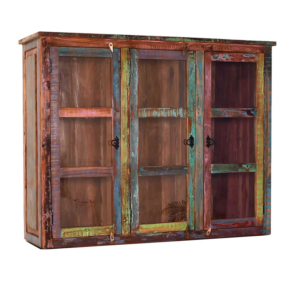 Shabby Chic Buffetschrank in Braun Bunt - Jamaica