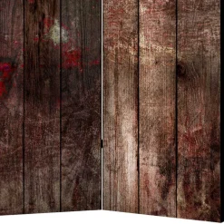 Shabby Chic Paravent in Bretterwand Optik - Nico