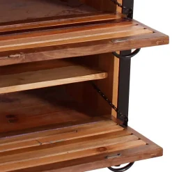 Shabby Chic Schuhschrank aus Recyclingholz - Vosbadus