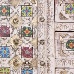 Shabby Chic Sideboard in Antikweiß - Mirell