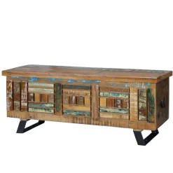 Shabby Chic Truhe aus Recyclingholz - Tunar