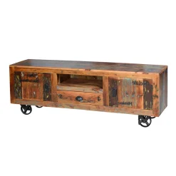 Shabby Chic TV Lowboard aus Recyclingholz - Vatrima