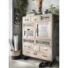 Shabby Design Highboard aus Recyclingholz - Nuro