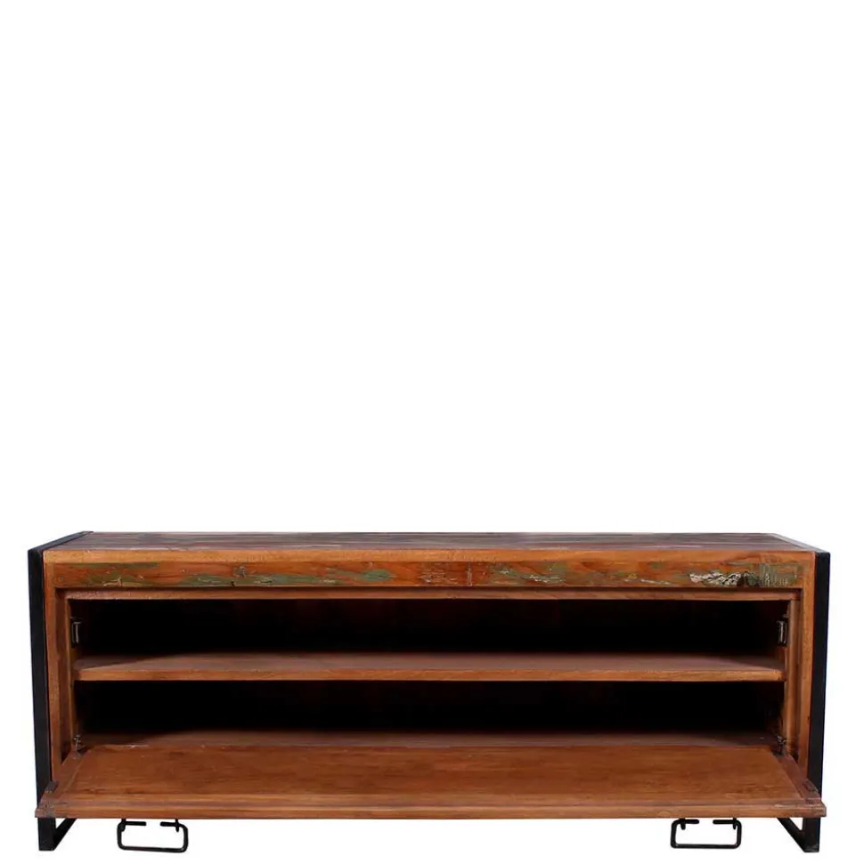 Shabby Garderobenmöbel aus Massivholz - Ensley (sechsteilig)