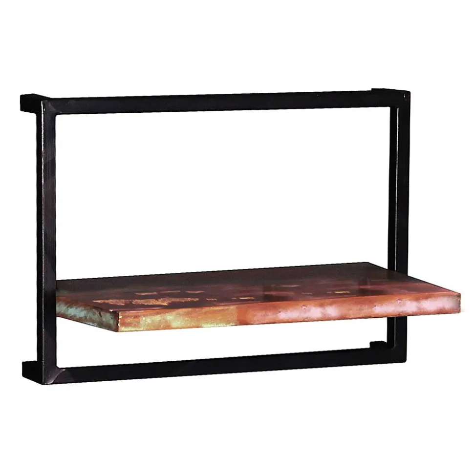 Shabby Hängeregal Set in Bunt & Schwarz - Jamaica (dreiteilig)