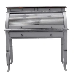 Shabby Sekretär Islando in Grau und Dunkelbraun