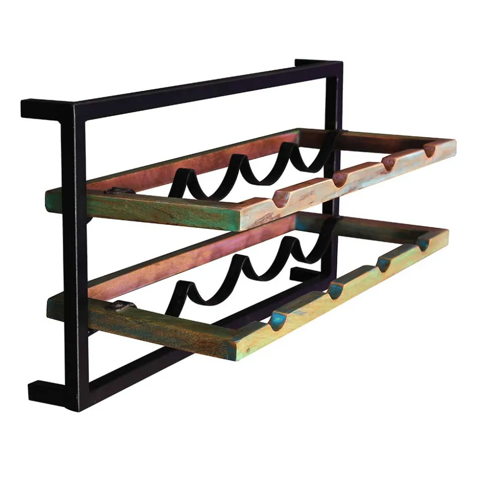 Shabby Weinregal zum Aufhängen - Jamaica