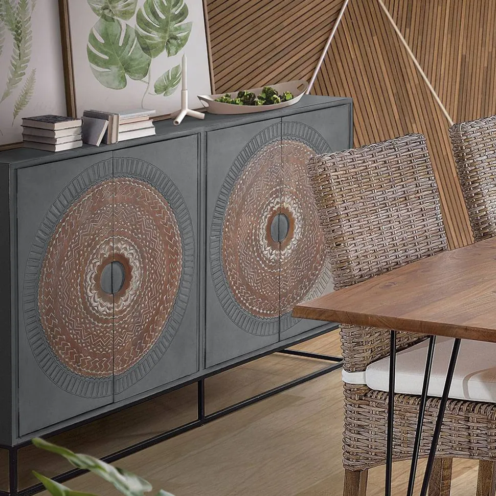 Sideboard - dekorativ mit Mandalas - Mesusco
