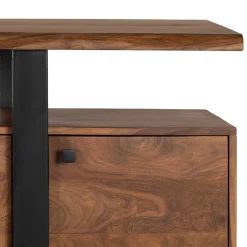 Sideboard aus Palisanderholz und Metall - Uniaka