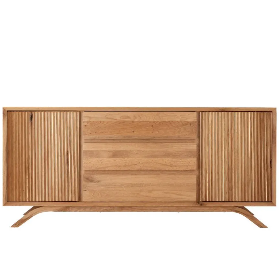 Sideboard aus Wildeiche Massivholz - Fredellia