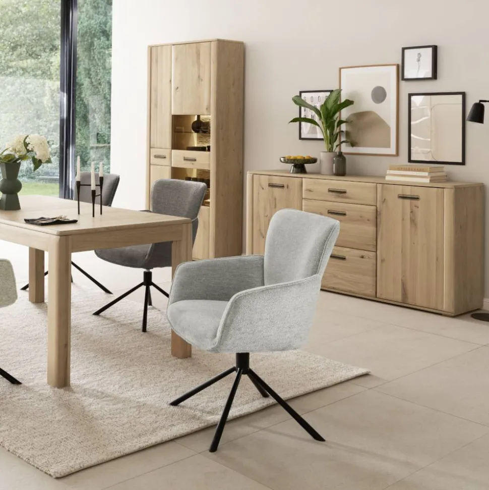 Sideboard in Asteiche Hell - Jevedaz