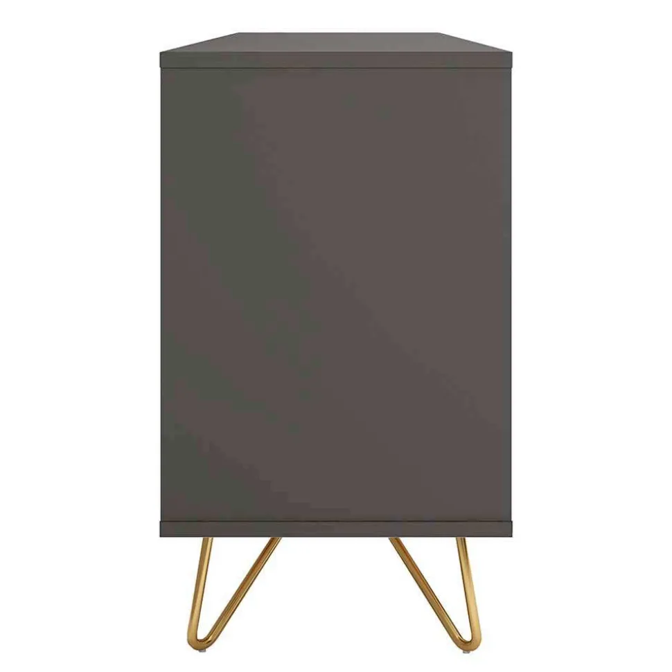 Sideboard in Grau & Gold - Tajibo