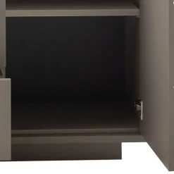 Sideboard in Grau mit Wildeiche - Teorina