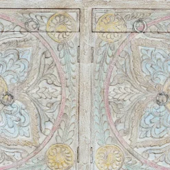 Sideboard in White Wash und Pastellfarben - Cranita