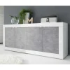 Sideboard mit 4 Türen in Beton Optik - Narandu