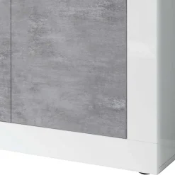 Sideboard mit 4 Türen in Beton Optik - Narandu