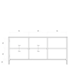 Sideboard mit Türen und Fächern - Lana