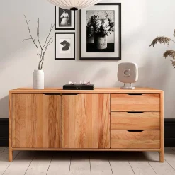 Sideboard mit zwei Türen und drei Schubladen - Lana