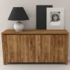 Sideboard Nadalia aus Wildeiche Massivholz
