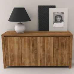 Sideboard Nadalia aus Wildeiche Massivholz